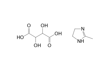 2-methyl-2-imidazoline, hydrogen tartrate