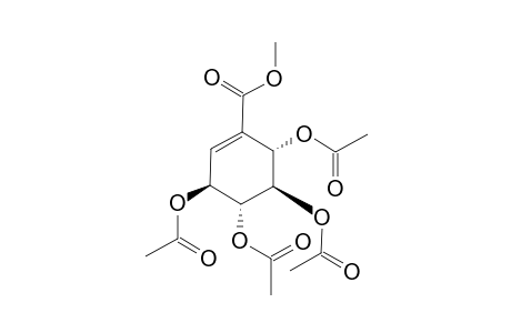 (3S,4R,5R,6S)-3,4,5,6-Tetraacetoxy-cyclohex-1-enecarboxylic acid methyl ester