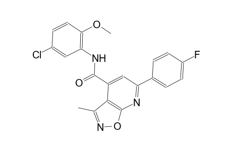 isoxazolo[5,4-b]pyridine-4-carboxamide, N-(5-chloro-2-methoxyphenyl)-6-(4-fluorophenyl)-3-methyl-