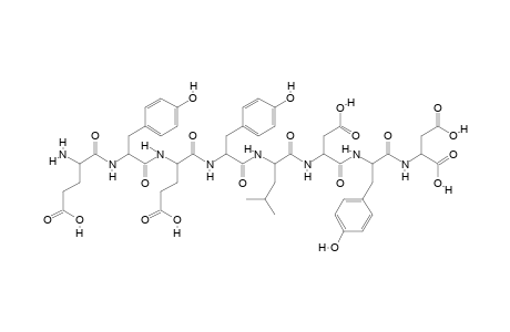 2-[[2-[[2-[[2-[[2-[[2-[[2-[(2-amino-5-hydroxy-5-keto-pentanoyl)amino]-3-(4-hydroxyphenyl)propanoyl]amino]-5-hydroxy-5-keto-pentanoyl]amino]-3-(4-hydroxyphenyl)propanoyl]amino]-4-methyl-pentanoyl]amino]-4-hydroxy-4-keto-butanoyl]amino]-3-(4-hydroxyphenyl)p