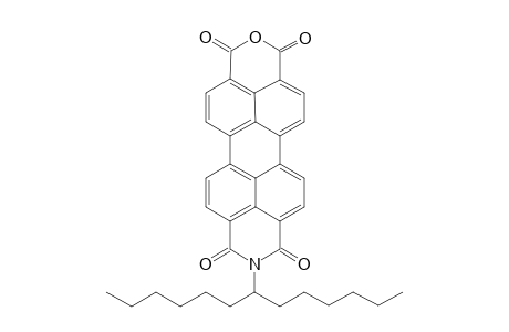 N-(1-Hexylheptyl)perylene-3,4,9,10-tetracarboxylic acid - 3,4-anhydride - 9,10-imide