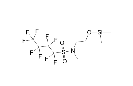 N-(2-Hydroxyethyl)-N-methyl-perfluorobutane-1-sulfonamide, TMS