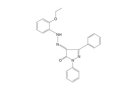 1,3-DIPHENYLPYRAZOLE-4,5-DIONE, 4-[(o-ETHOXYPHENYL)HYDRAZONE]