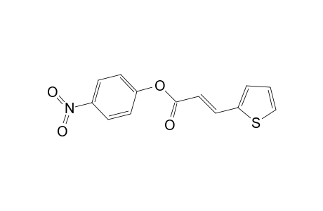 4-Nitrophenyl (2E)-3-(2-thienyl)-2-propenoate