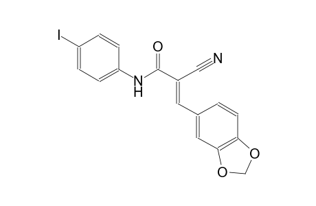 (2E)-3-(1,3-benzodioxol-5-yl)-2-cyano-N-(4-iodophenyl)-2-propenamide