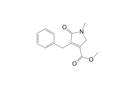1H-Pyrrole-3-carboxylic acid, 2,5-dihydro-1-methyl-5-oxo-4-(phenylmethyl)-, methyl ester