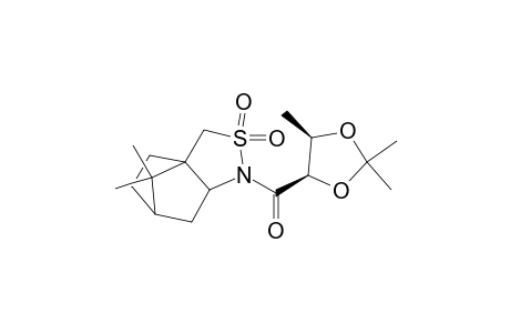3H-3a,6-Methano-2,1-benzisothiazole, hexahydro-8,8-dimethyl-1-[(2,2,5-trimethyl-1,3-dioxolan-4-yl)carbonyl]-, 2,2-dioxide, [3aS-[1(4R*,5R*),3a.alpha.,6.alpha.,7a.beta.]]-