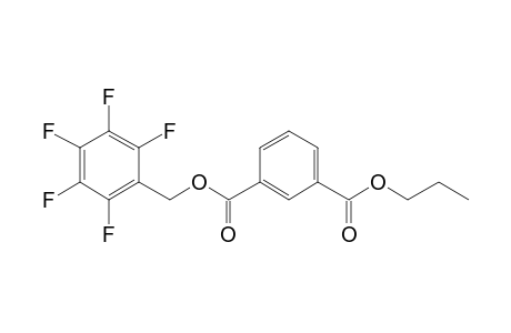 Isophthalic acid, pentafluorobenzyl propyl ester