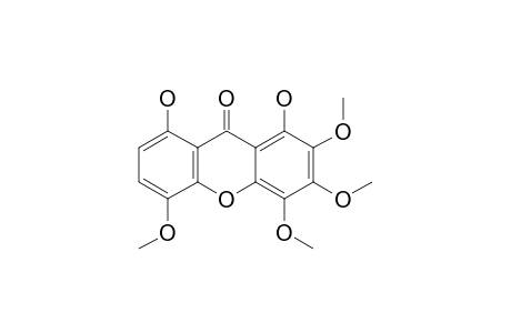 1,8-DIHYDROXY-4,5,6,7-TETRAMETHOXYXANTHONE;MONTABEONE-B