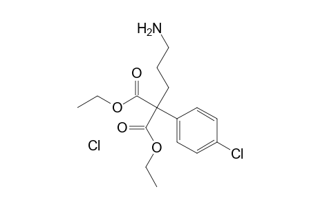 Diethyl (3-aminopropyl)(4-chlorophenyl)propanedioate hydrochloride salt
