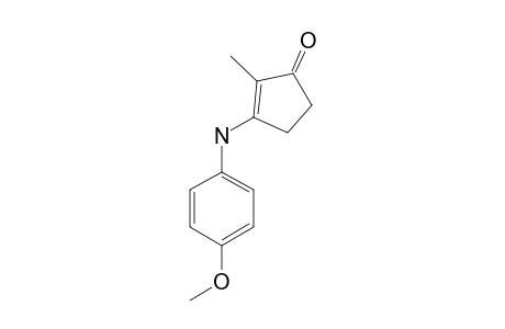 3-(4'-METHOXYPHENYL)-AMINO-2-METHYLCYCLOPENT-2-EN-1-ONE
