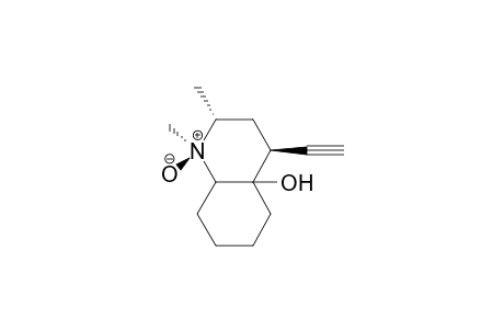 4-Quinolinol, 4-ethynyldecahydro-1,2-dimethyl-, 1-oxide, (1.alpha.,2.beta.,4.beta.,4a.beta.,8a.alpha.)-