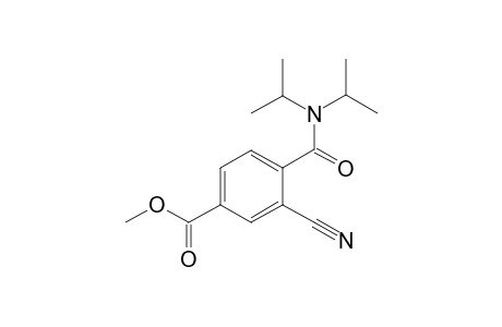 Methyl 3-cyano-4-(diisopropylcarbamoyl)benzoate