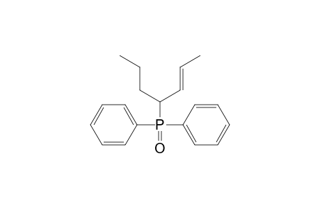 (E)-4-Diphenylphosphinoylhept-2-ene