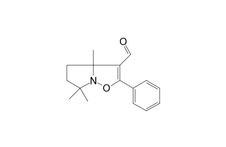 3a,6,6-trimethyl-2-phenyl-4,5-dihydropyrrolo[1,2-b][1,2]oxazole-3-carbaldehyde