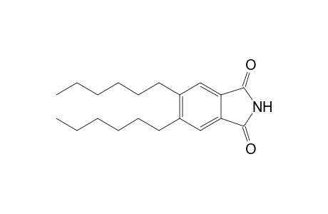 5,6-Dihexylisoindole-1,3-dione