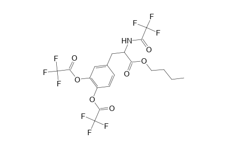 L-Tyrosine, N,O-bis(trifluoroacetyl)-3-[(trifluoroacetyl)oxy]-, butyl ester