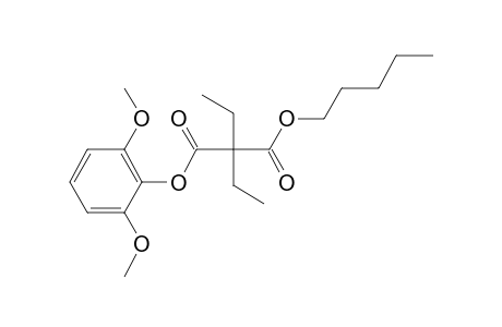 Diethylmalonic acid, 2,6-dimethoxyphenyl pentyl ester