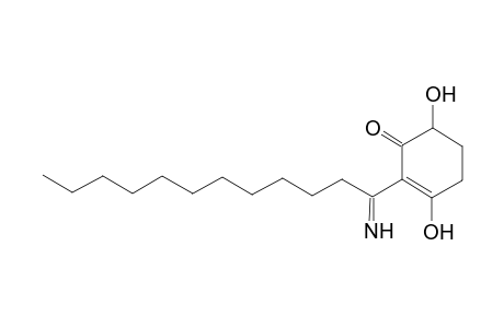 2-Dodecanimidoyl-3,6-dihydroxy-2-cyclohexen-1-one