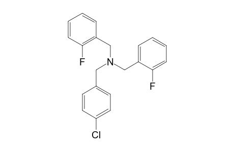 N,N-Bis(2-fluorobenzyl)-N-(4-chlorobenzyl)amine