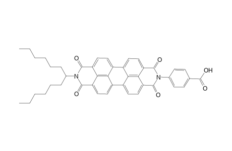 N-(1'-Hexylheptyl)-N'-[(hydroxycarbonyl)-1'',4''-phenylene]perylene-3,4 : 9,10-tetracarboxylic acid - 3,4 : 9,10-diimide