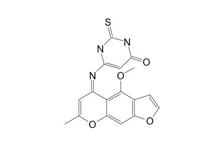 6-(4-METHOXY-7-METHYLFURO-[3,2-G]-CHROMEN-5-YLIDENEAMINO)-2-THIOXO-2,3-DIHYDRO-1H-PYRIMIDIN-4-ONE