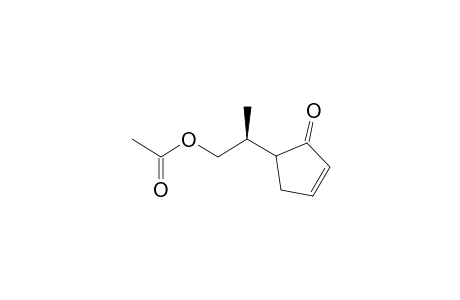 (2S*)-2-[(1S*)-2-Oxo-3-cyclopentenyl]propyl acetate