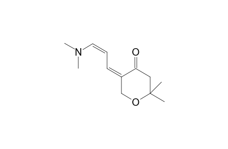 5-(3-Dimethylamino-allylidene)-2,2-dimethyl-tetrahydro-pyran-4-one