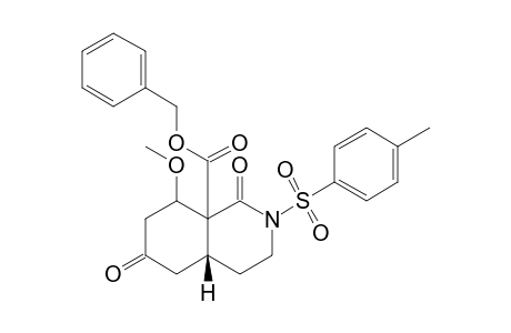 endo-(4aR,8SR,8aSR)-8a-(Benzyloxycarbonyl)-8-methoxy-1,6-dioxo-2-(p-toluenesulfonyl)perhydroisoquinoline