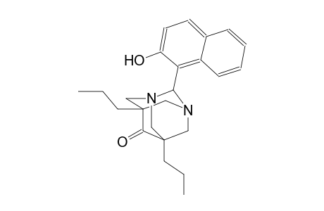 2-(2-hydroxy-1-naphthyl)-5,7-dipropyl-1,3-diazatricyclo[3.3.1.1~3,7~]decan-6-one