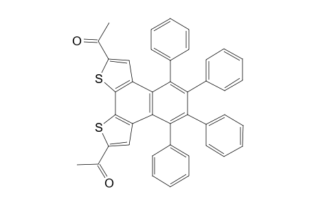 2,9-Diacetyl-4,5,6,7-tetraphenylnaphtho[2,1-b:3,4-b']dithiophene