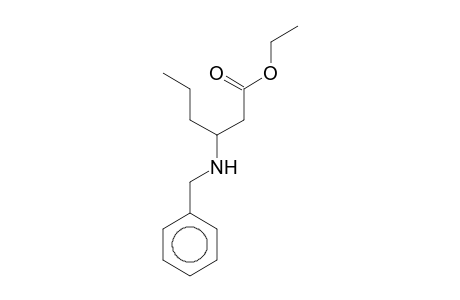 Hexanoic acid, 3-(benzylamino)-, ethyl ester