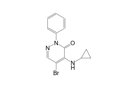 3(2H)-pyridazinone, 5-bromo-4-(cyclopropylamino)-2-phenyl-