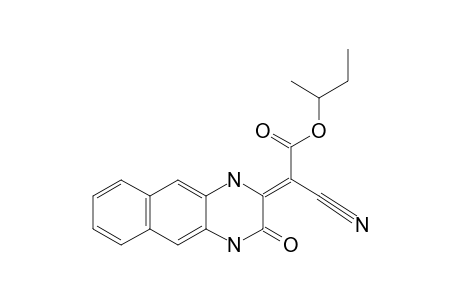 (Z)-3-(ALPHA-CYANO-ALPHA-SEC.-BUTYLOXYCARBONYLMETHYLENE)-3,4-DIHYDROBENZO-[G]-QUINOXALIN-2(1H)-ONE