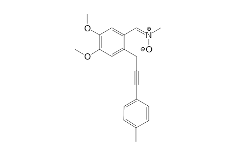 {[4',5'-Dimethoxy-2'-[3"-(4"'-methylphenyl)but-2'-ynyl)phenyl]methylene}methylamine - N-Oxide