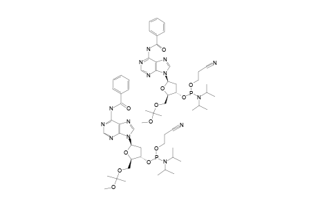 N-(6)-BENZOYL-5'-O-(1-METHOXY-1-METHYLETHYL)-2'-DEOXY-ADENOSINE-3'-(2-CYANOETHYL-N,N-DIISOPROPYL)-PHOSPHOR-AMIDITE