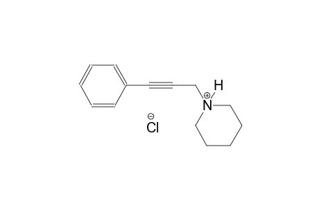 piperidinium, 1-(3-phenyl-2-propynyl)-, chloride