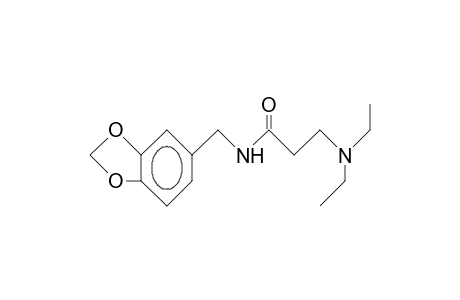 3-Diethylamino-N-(3,4-methylenedioxy-benzyl)-propionamide