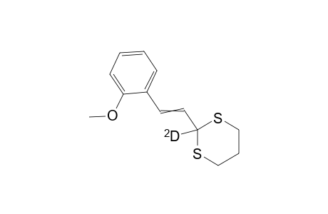 2-(2-Methoxystyryl)-1,3-dithiane-2-D