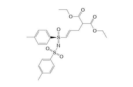 Diethyl (2E,Rs)-3-p-tolyl-N-(p-tolylsulfonyl)sulfoximino-2-propenylmalonate