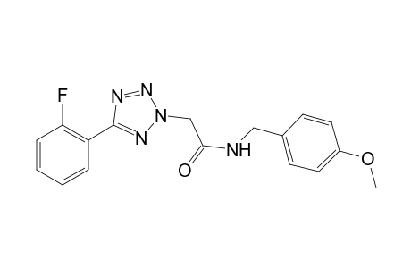 2-[5-(2-fluorophenyl)-1,2,3,4-tetrazol-2-yl]-N-[(4-methoxyphenyl)methyl]ethanamide