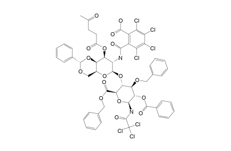 #13;O-[BENZYL-2-O-BENZOYL-3-O-BENZYL-4-O-(4,6-O-BENZYLIDENE-2-DEOXY-3-O-LEVULINOYL-2-TETRACHLOROPHTHALIMIDO-BETA-D-GALACTOPYRANOSYL)-BETA-D-GLUCOPYRANOSYLURONA