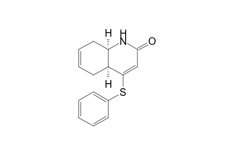 cis-4-(Phenylthio)-4a,5,8,8a-tetrahydro-1H-quinolin-2-one