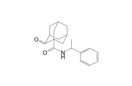 2-Oxoadamantane-1-carboxamide, N-(1-phenylethyl)-