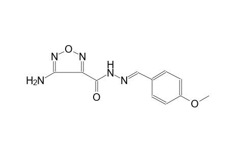 1,2,5-oxadiazole-3-carboxylic acid, 4-amino-, 2-[(E)-(4-methoxyphenyl)methylidene]hydrazide