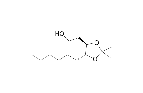 (4R,5R)-5-Hexyl-2,2-dimethyl-1,3-dioxolane-4-ethanol