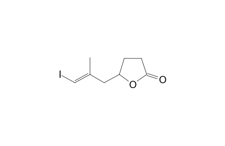 5-[(E)-3-iodo-2-methylprop-2-enyl]oxolan-2-one