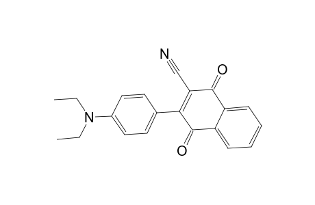3-[4-(Diethylamino)phenyl]-1,4-dioxo-1,4-dihydro-2-naphthalenecarbonitrile