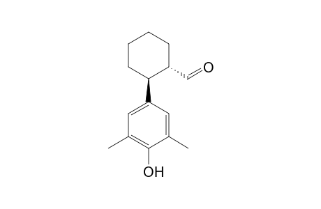 (1S*,2S*)-2-(3,5-Dimethyl-4-hydroxyphenyl)cyclohexanecarboxaldehyde