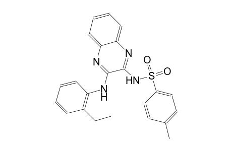 benzenesulfonamide, N-[3-[(2-ethylphenyl)amino]-2-quinoxalinyl]-4-methyl-
